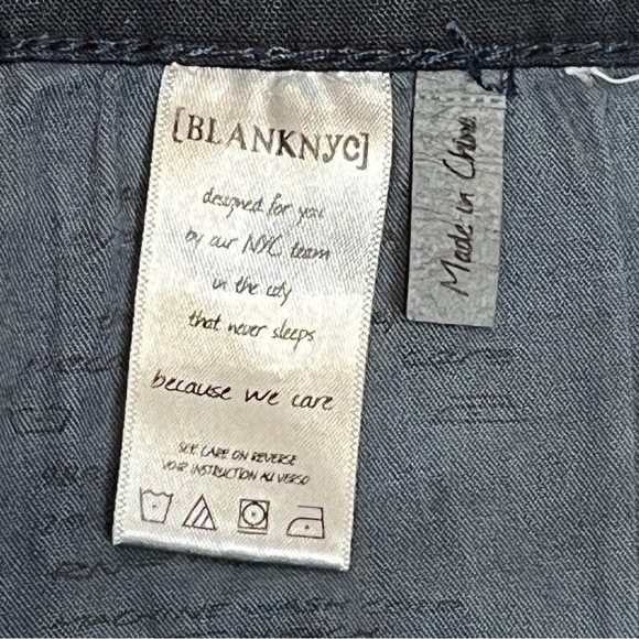 Blank NYC Denim Midi Pencil Skirt. Black Size 27 / 6 #948 - Picture 5 of 5